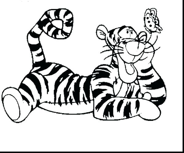 600x500 Tiger Face Coloring Page Vector Tiger Tiger Face Illustration
