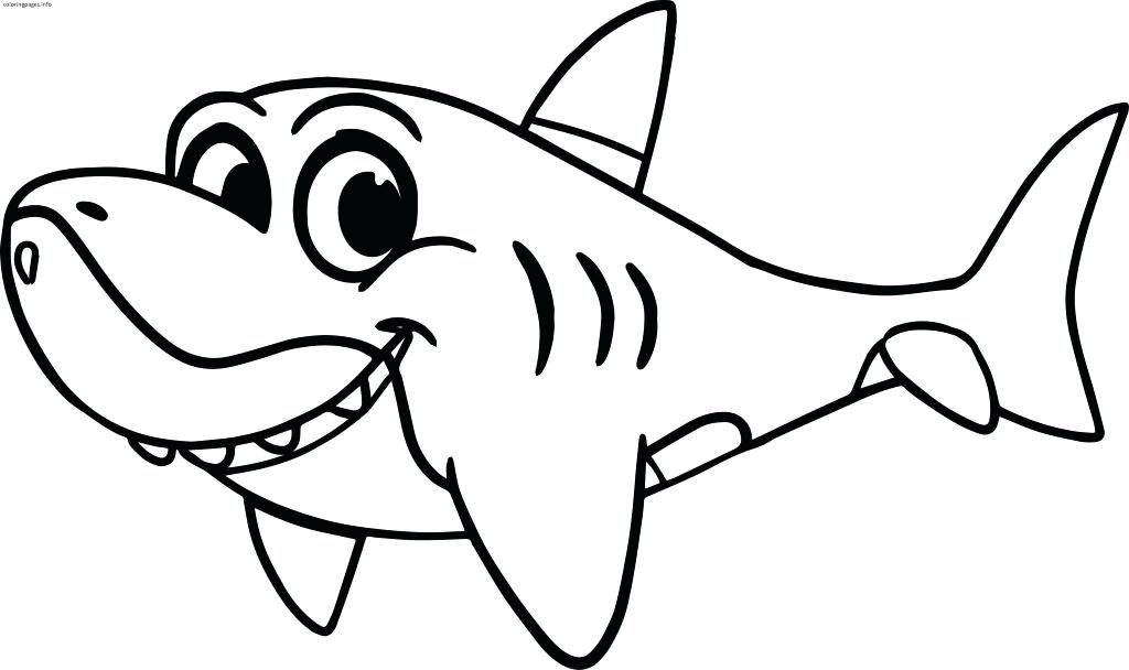 1024x608 Shark Coloring Pages