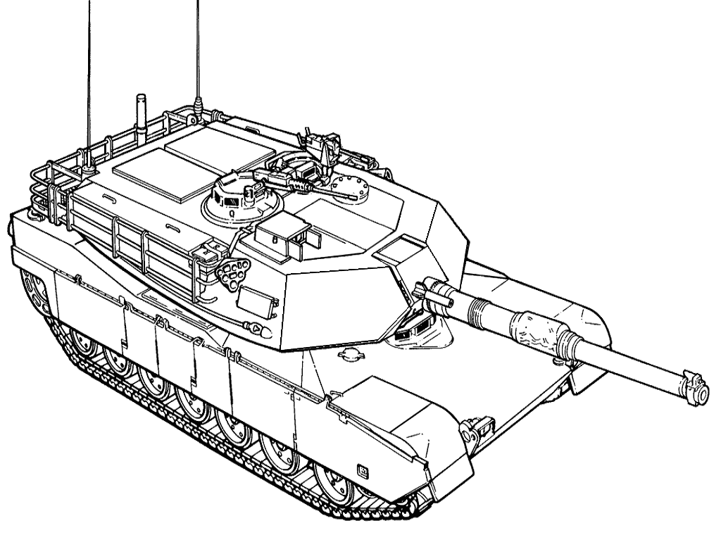 1024x760 Tank Coloring
