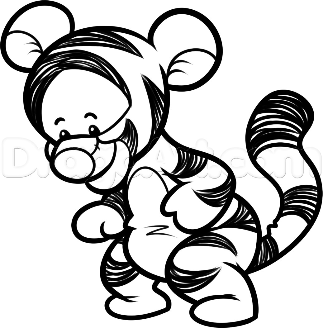 1037x1053 Tigger Drawing At Getdrawings Com Free For Personal Use