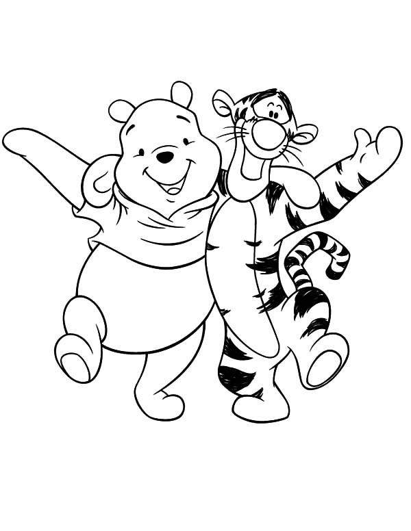 600x776 Tigger Pooh Coloring Pages Best Friends Winnie The Pooh