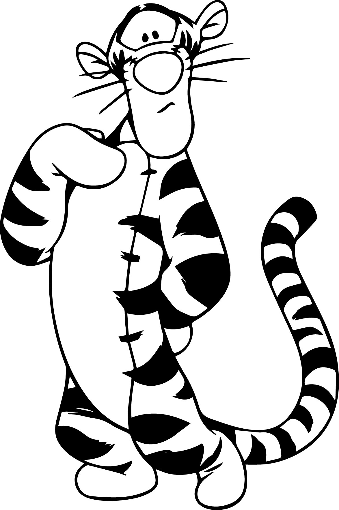 1174x1768 Tigger Coloring Pages Tigger Coloring Pages Coloringsuite
