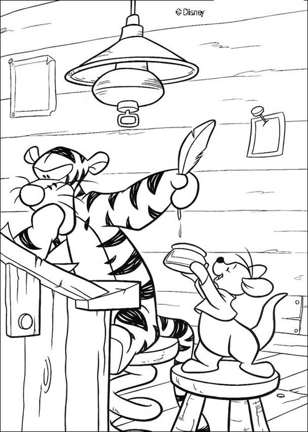 607x850 Winnie The Pooh,tigger And Piglet Coloring Pages