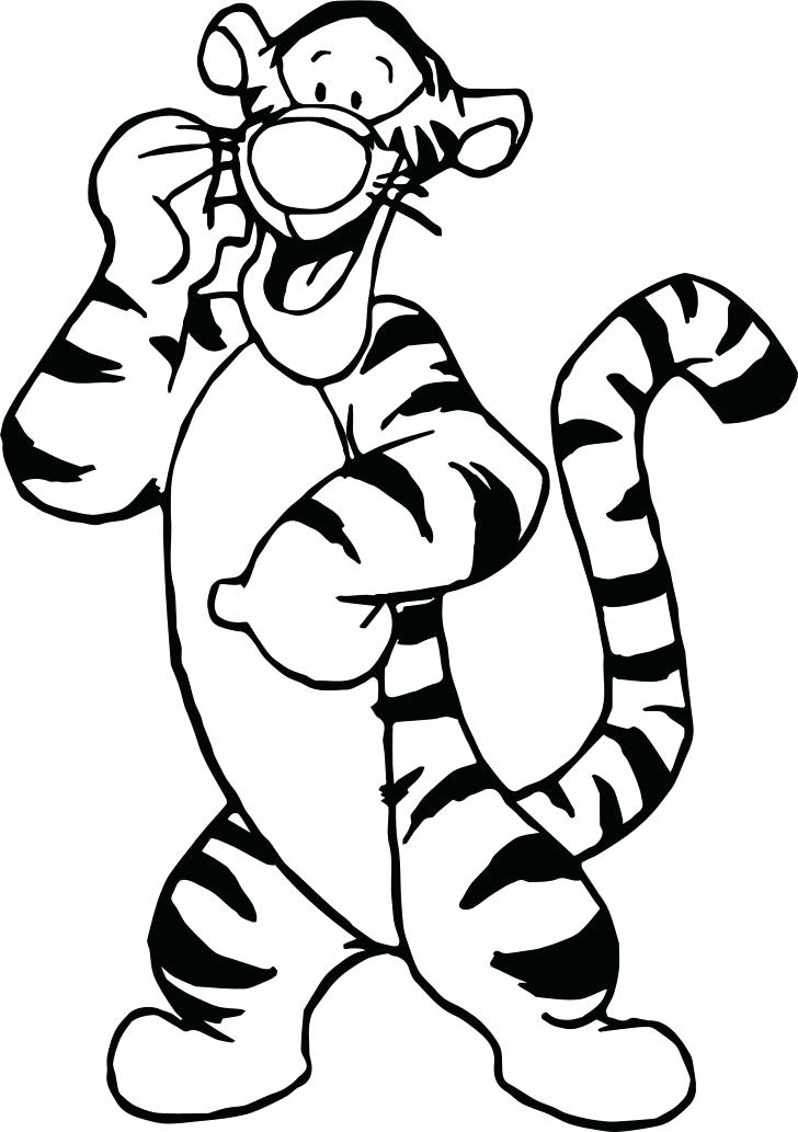 728x1033 Coloring Tigger Coloring Pages About Disney. Tigger Coloring Pages