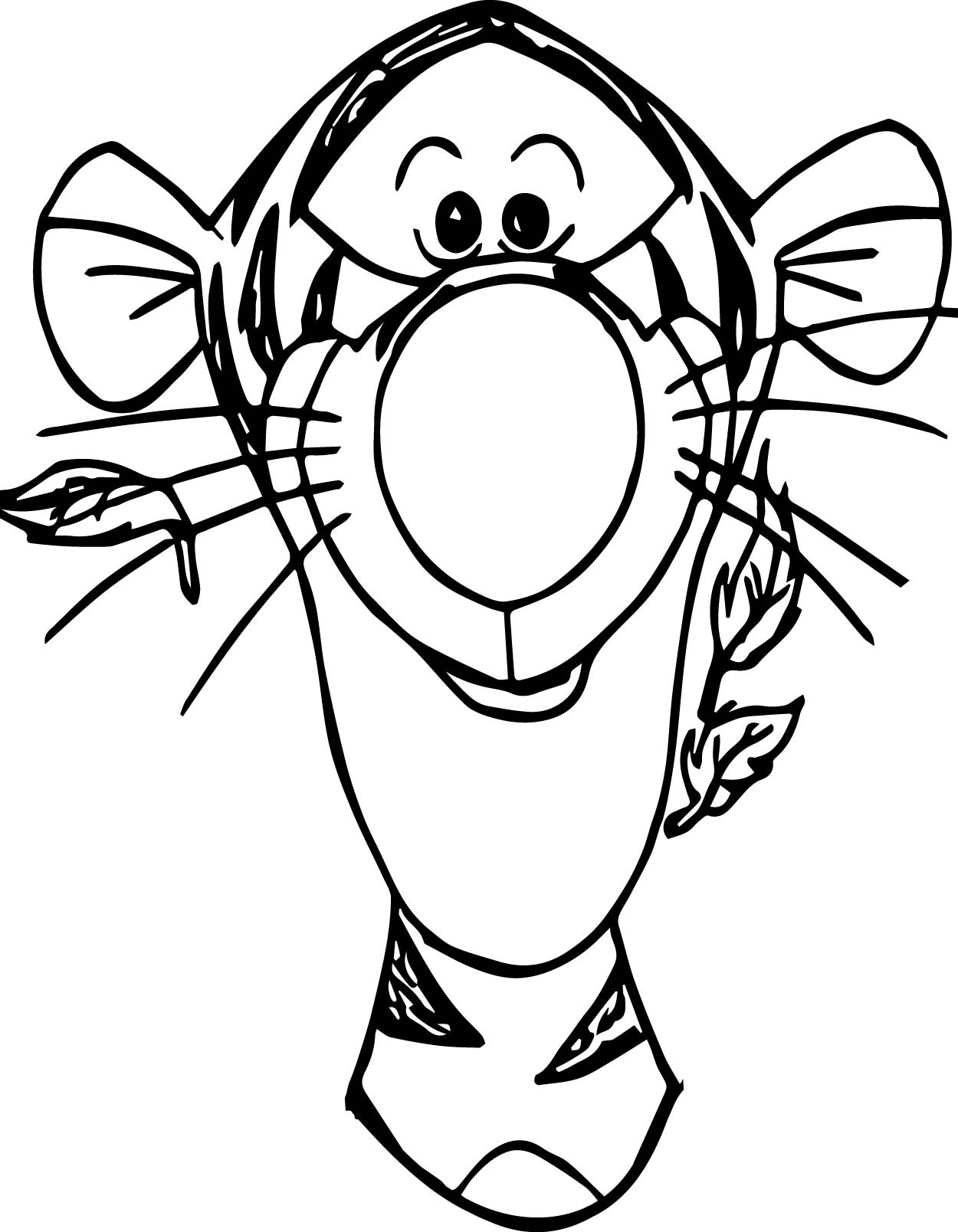 1250x1608 Baby Winnie The Pooh Tigger Coloring Pages Acpra