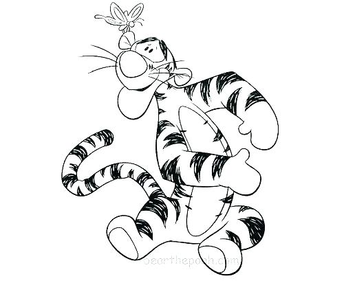 500x415 Tigger Coloring Page Baby Coloring Pages Baby Tiger Coloring Pages