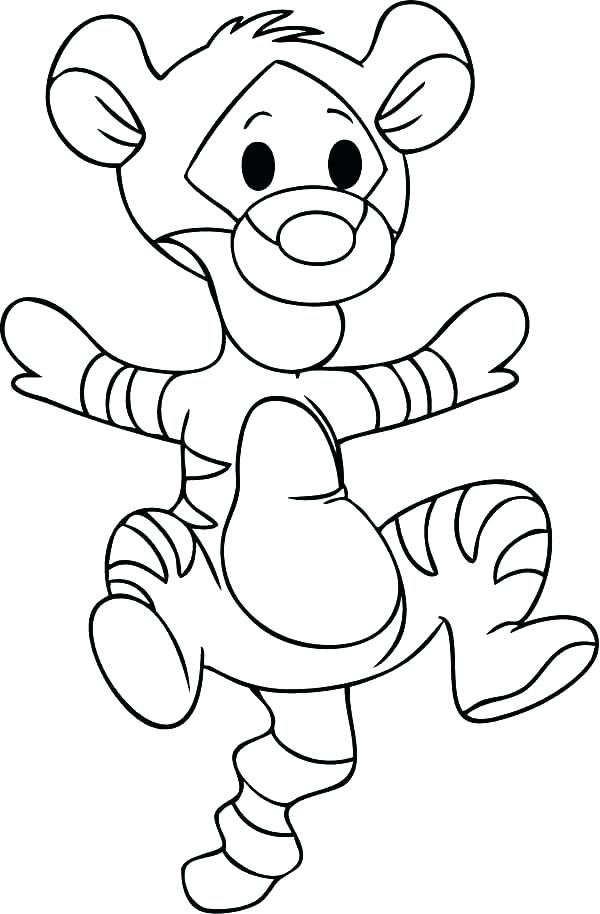 600x914 Baby Tigger Coloring Pages