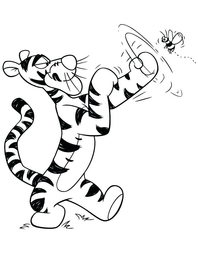 670x867 Baby Tigger Coloring Pages Cartoon Color Pages Cute Characters