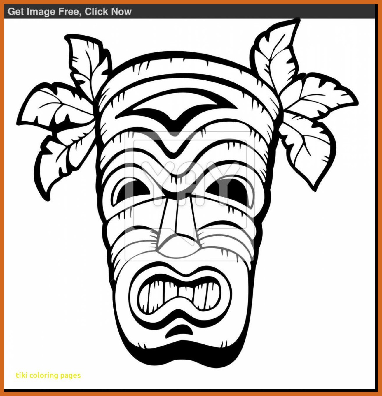 1309x1359 Inspiring Tiki Coloring Pages With Hawaiian Regarding Remodel Pics