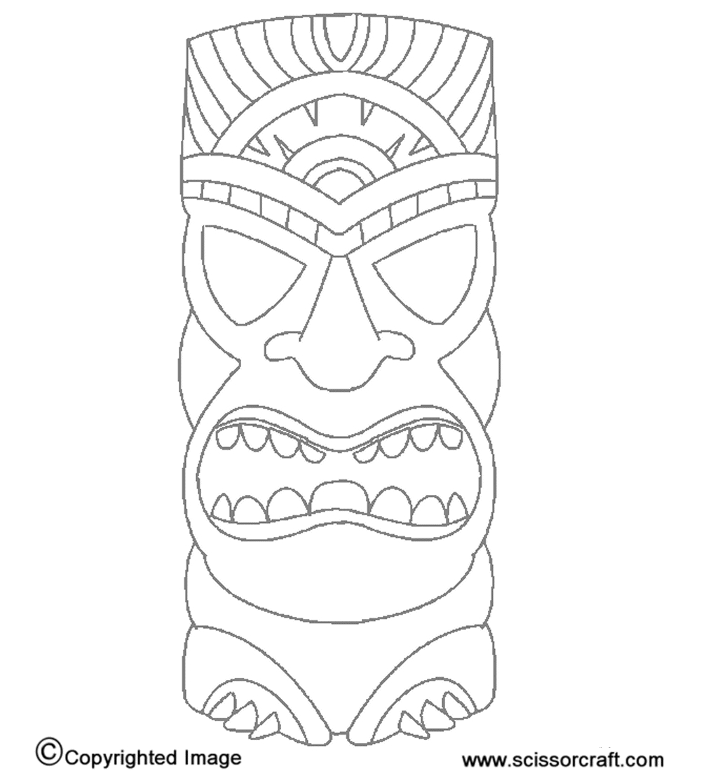 1000x1100 20 Tiki Coloring Pages Printable Free Coloring Pages