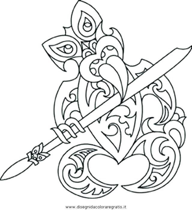 640x700 Pix For Mask Coloring Pages Tiki Faces Coloring Pages