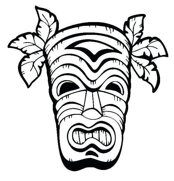 600x623 Coloring Pages Zoom Totem Coloring Pages Coloring Pages Masks