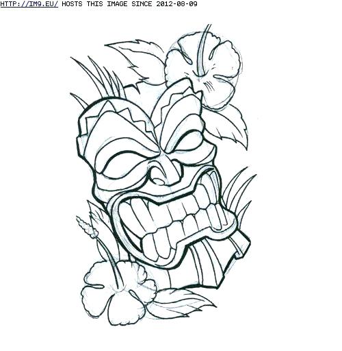 500x512 Tiki Mask Coloring Pages Mask Coloring Pages Mask Coloring Page