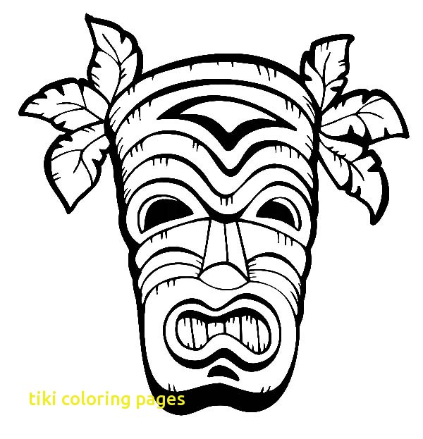600x623 Tiki Coloring Pages Free Printables Tiki Coloring Pages With Free