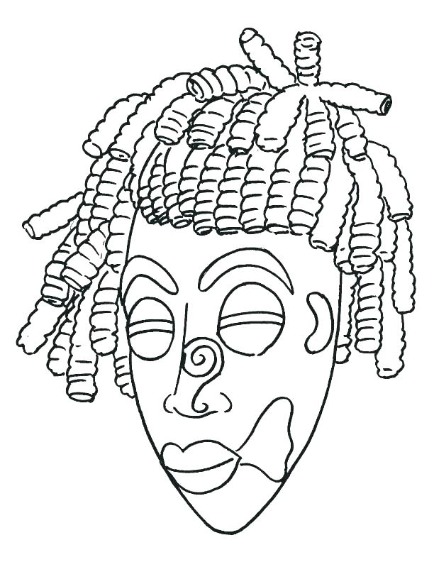 612x792 Mask Coloring Page Mask Coloring Pages Mask Coloring Page Mask
