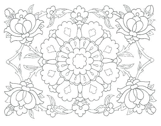 526x410 Mosaic Coloring Pages To Print