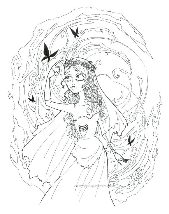 580x736 Tim Burton Coloring Pages Tim Burton Coloring Pages In Wonderland