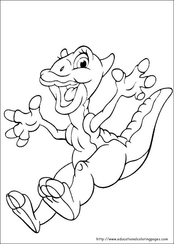 567x794 Land Before Time Coloring
