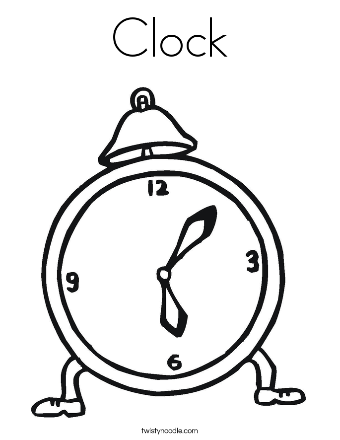 685x886 Time Coloring Pages