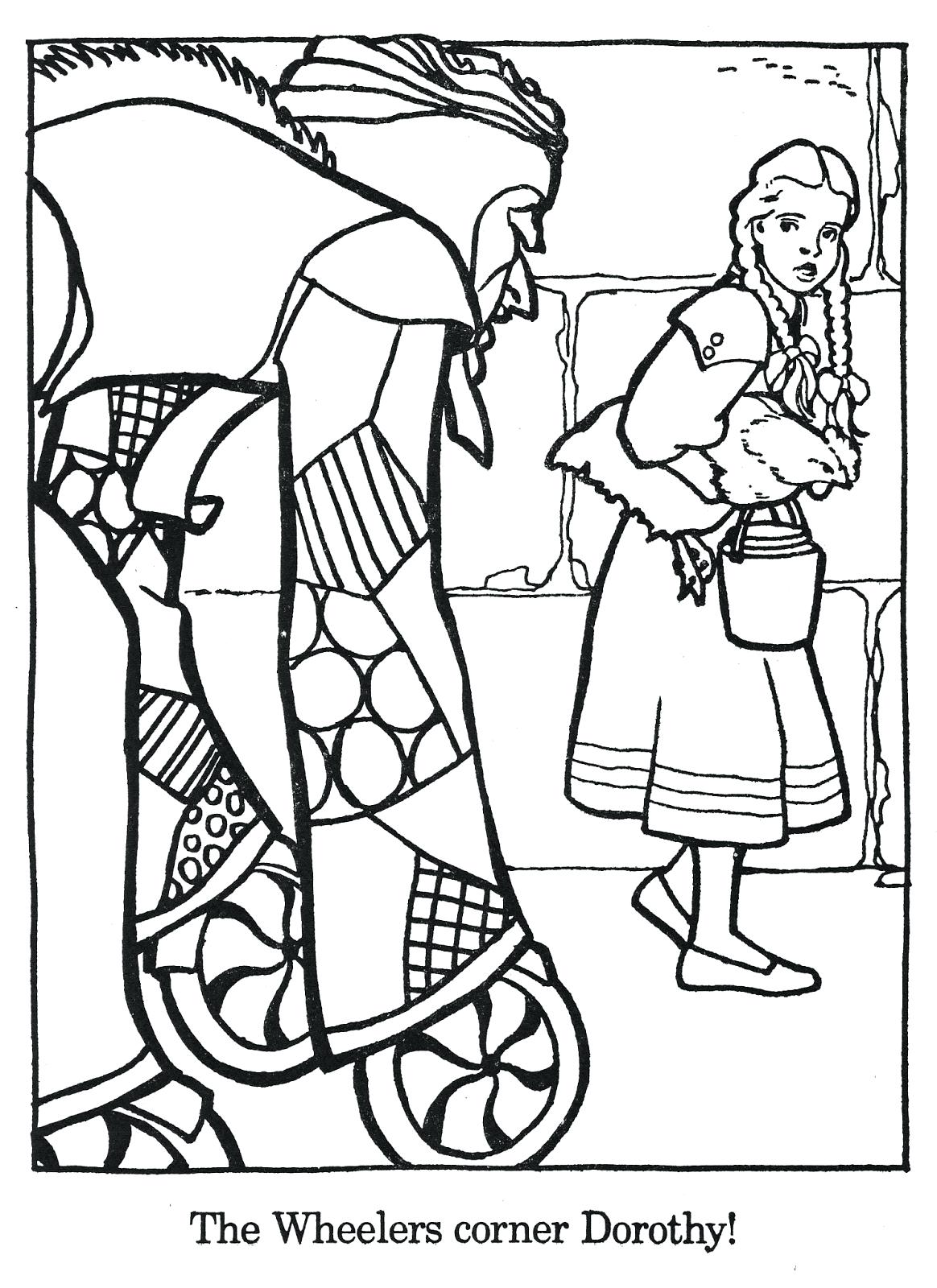 1164x1600 Sampler The Wonderful Wizard Of Oz Coloring Pages 6 Pics Yellow