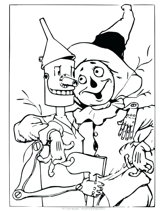 618x800 Wizard Of Oz Emerald City Coloring Pages Also Tin Man And Sc