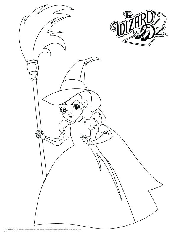 595x842 Wizard Of Oz Printable Coloring Pages