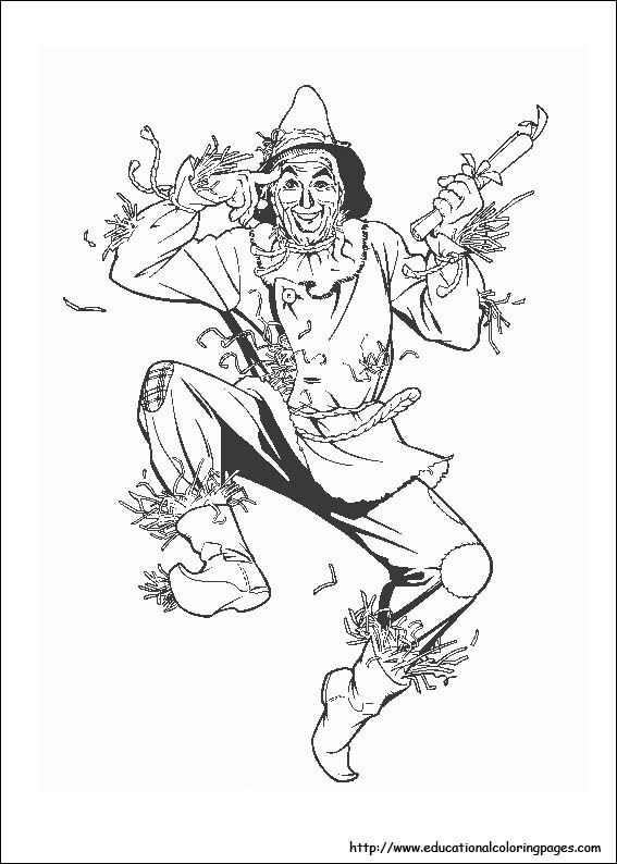 567x794 Lots Of Different Wizard Of Oz Coloring Pages