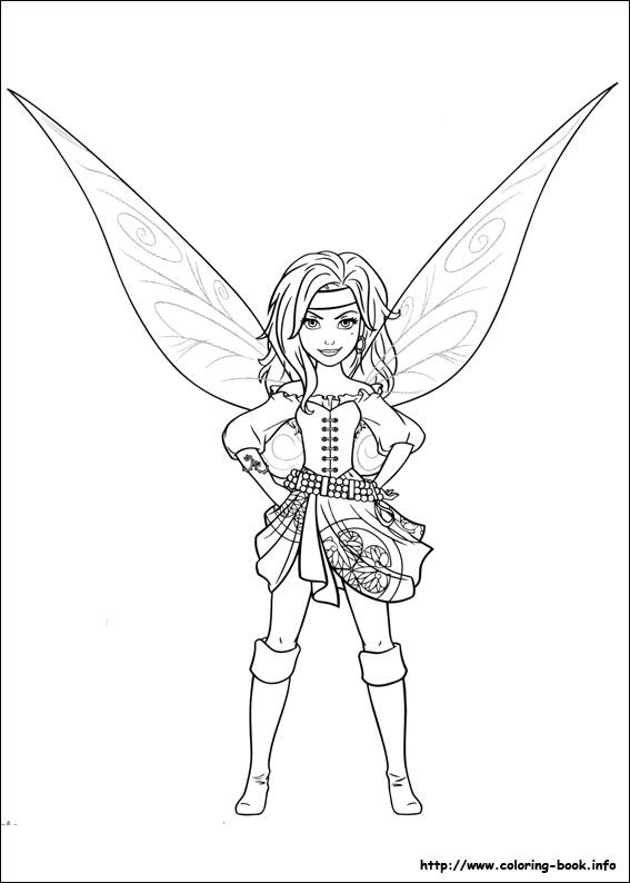 567x794 The Pirate Fairy Coloring Picture Crayons Not Included