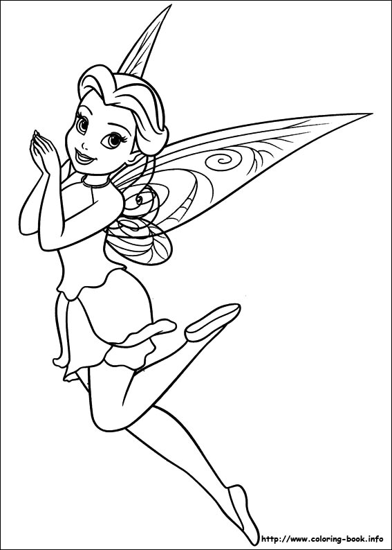 567x794 Tinkerbell Coloring Pages On Book Info 2 Color Online 1412