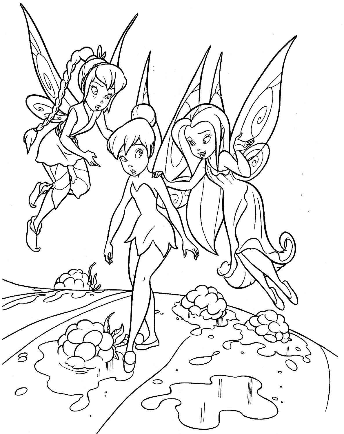 1187x1500 Tinkerbell Coloring Pages To Color Online Copy 22 Kids 4