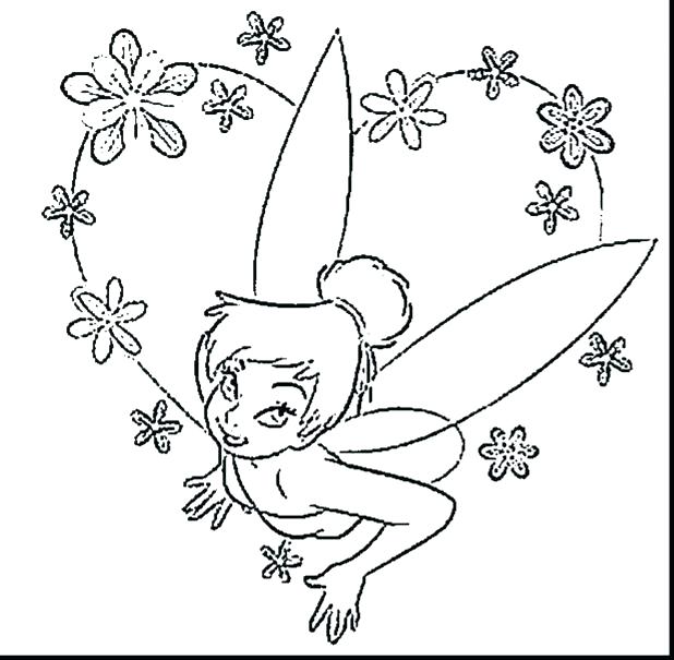 618x605 Tinkerbell Coloring Pages Coloring Pages Coloring Pages