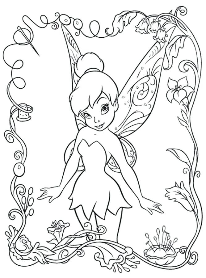 667x900 Tinkerbell For Coloring Printable Coloring Pages Coloring Pages