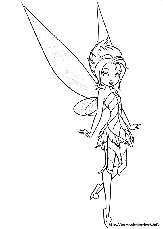 567x794 Tinkerbell Coloring Pages On Coloring