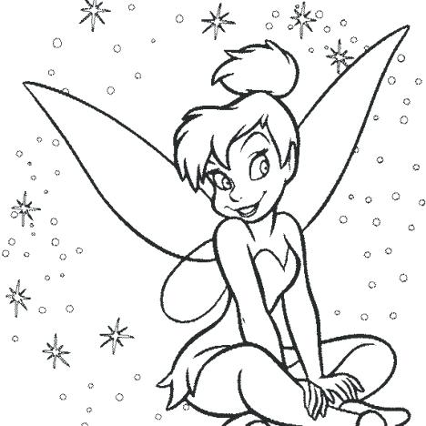 468x468 Coloring Pages Download Kids Tinkerbell Neverbeast Colouring