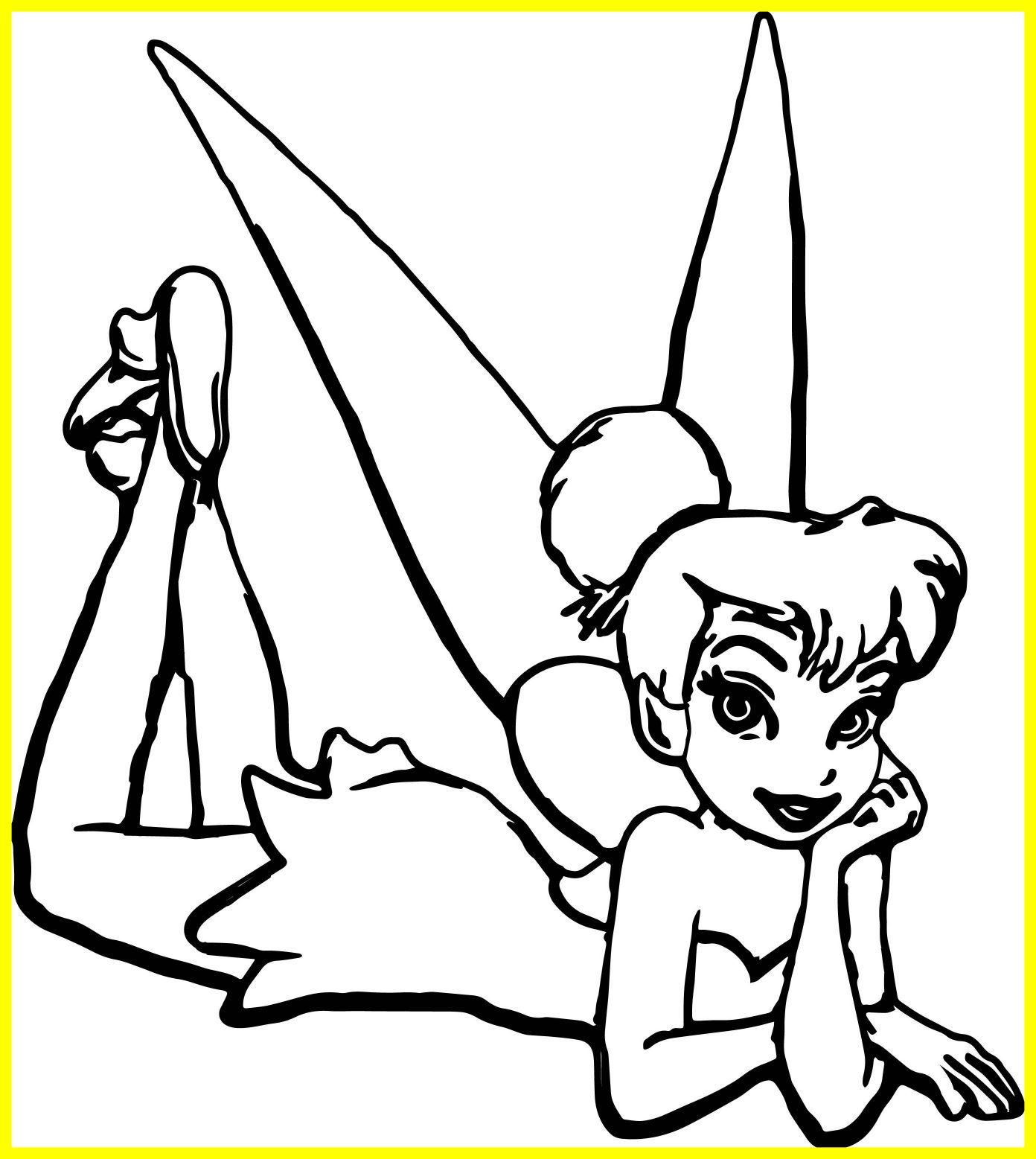 Tinkerbell Coloring Pages Disney