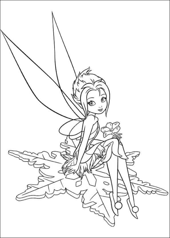 595x834 Pin By Connie Davenport On Coloring Pages Tinkerbell