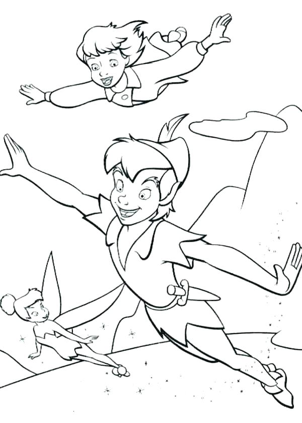 600x840 Tinkerbell Coloring Pages Free