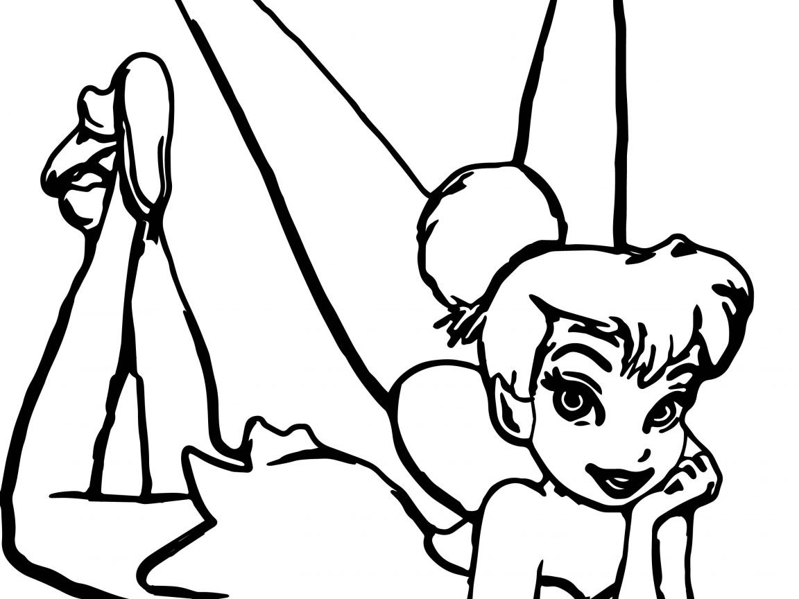 1152x864 Complimentary Free Tinkerbell Coloring Page Pages Fairies Disney