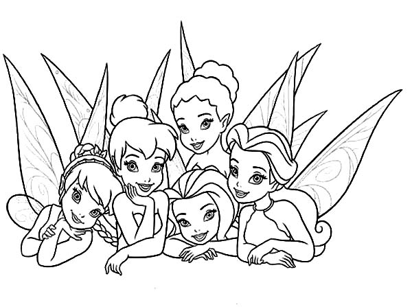 600x447 Picture Beautiful Disney Fairies Coloring Page Picture
