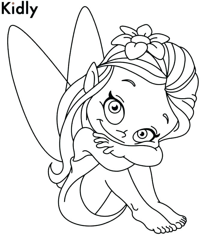 687x799 Tinkerbell Fairies Coloring Pages Beautiful Picture Of In Fairies