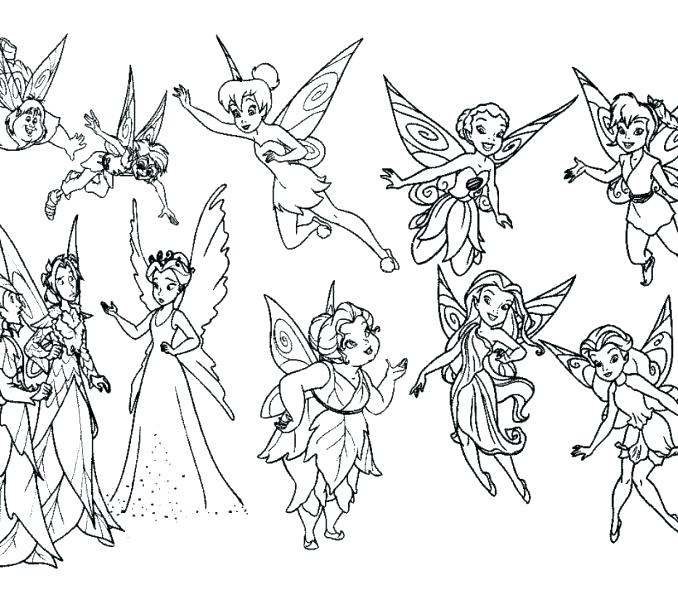 678x600 Tinkerbell Fairies Coloring Pages Best Ideas About Fairy Coloring