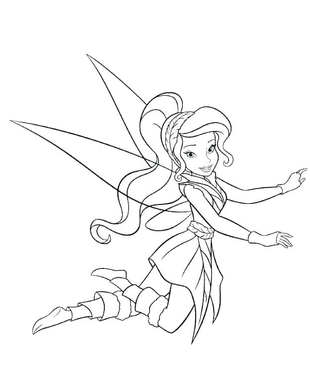 624x776 Tinkerbell Fairy Coloring Pages Teleks.site