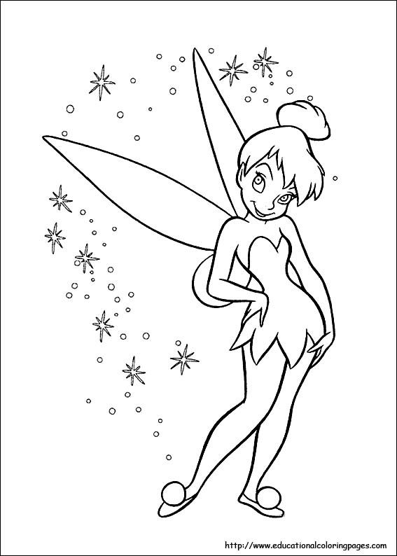 567x794 Tinkerbell Coloring Pages Free For Kids For Beautiful Sophia