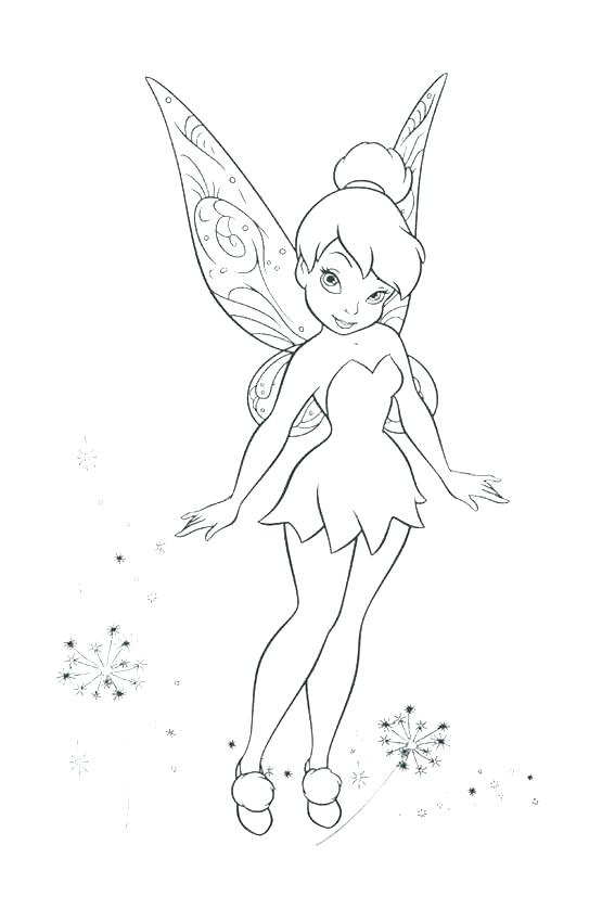 567x850 Tinkerbell Color Pages Coloring Picture Tinkerbell Color By Number