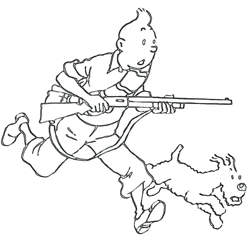 800x783 Tintin Coloring Pages S Tintin Coloring Sheets