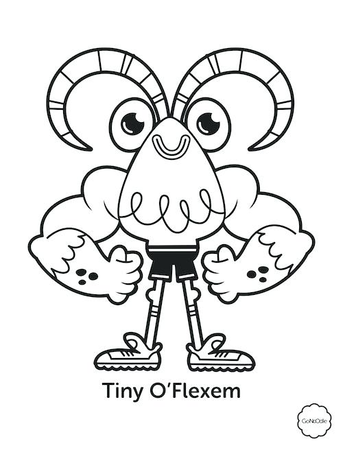 500x656 Gonoodle Coloring Pages Tiny Coloring Sheet Gonoodle Color Pages