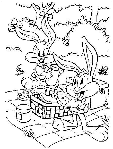 439x578 Coloring Pages Tiny Toon
