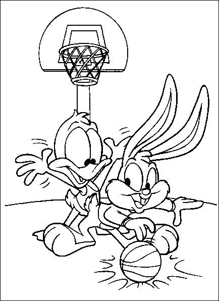 434x596 Coloring Pages Tiny Toon
