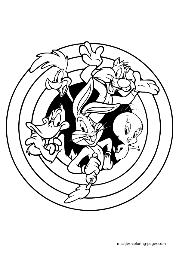 595x842 Looney Tunes Coloring Pages Looney Tunes Coloring Pages