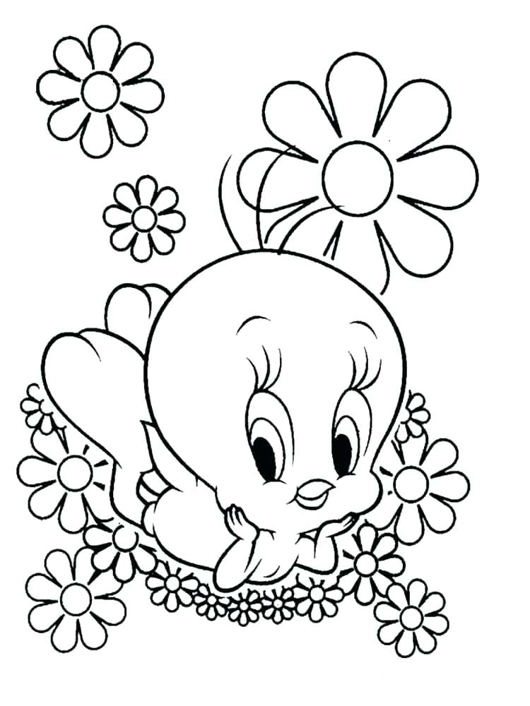 750x1000 Tiny Toons Coloring Pages Coloring Pages Tunes Coloring Pages Baby